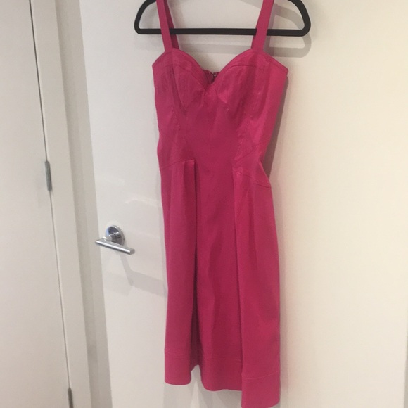 Zac Posen pink corset dress with pockets - Picture 4 of 5